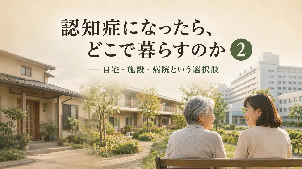 認知症になったら、どこで暮らすのか②――自宅・施設・病院という選択肢